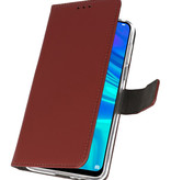 Wallet Cases Case for Huawei P Smart 2019 Brown