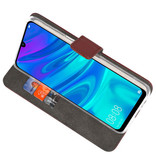 Wallet Cases Hoesje voor Huawei P Smart 2019 Bruin