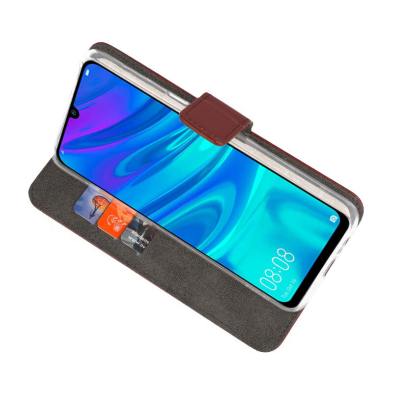 Wallet Cases Case for Huawei P Smart 2019 Brown