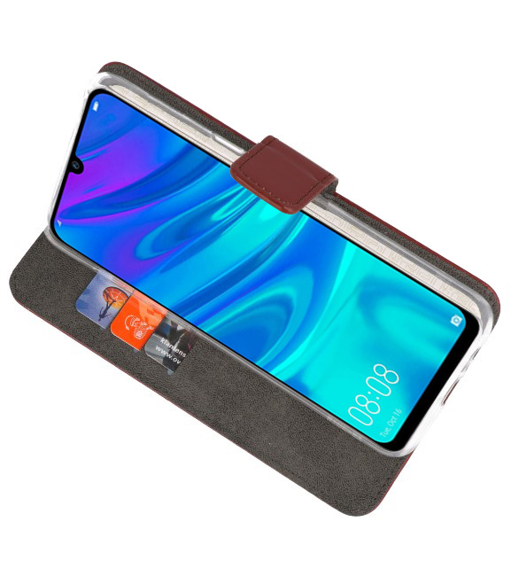 Wallet Cases Tasche für Huawei P Smart 2019 Braun