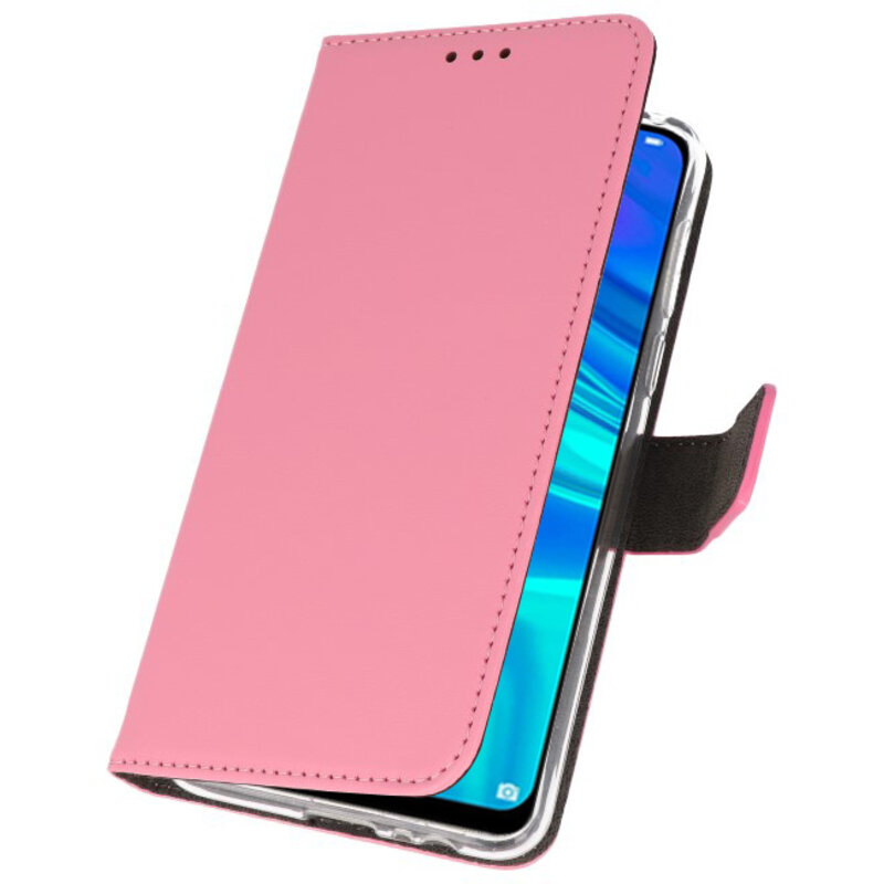 Wallet Cases Hoesje voor Huawei P Smart 2019 Roze