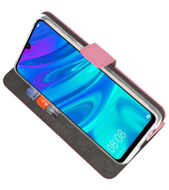 Wallet Cases Hülle für Huawei P Smart 2019 Pink