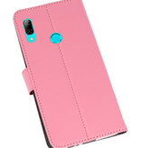 Casos Funda Cartera para Huawei P Smart 2019 Rosa