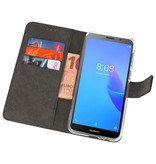 Casos Funda Cartera para Huawei Y5 Lite 2018 Negro