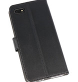 Wallet Cases Case für Huawei Y5 Lite 2018 Schwarz