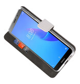 Etuis portefeuille Etui pour Huawei Y5 Lite 2018 Blanc