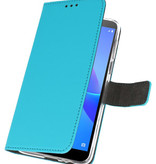 Wallet Cases Hoesje voor Huawei Y5 Lite 2018 Blauw