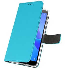 Wallet Cases Case for Huawei Y5 Lite 2018 Blue