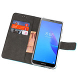 Wallet Cases Hoesje voor Huawei Y5 Lite 2018 Blauw