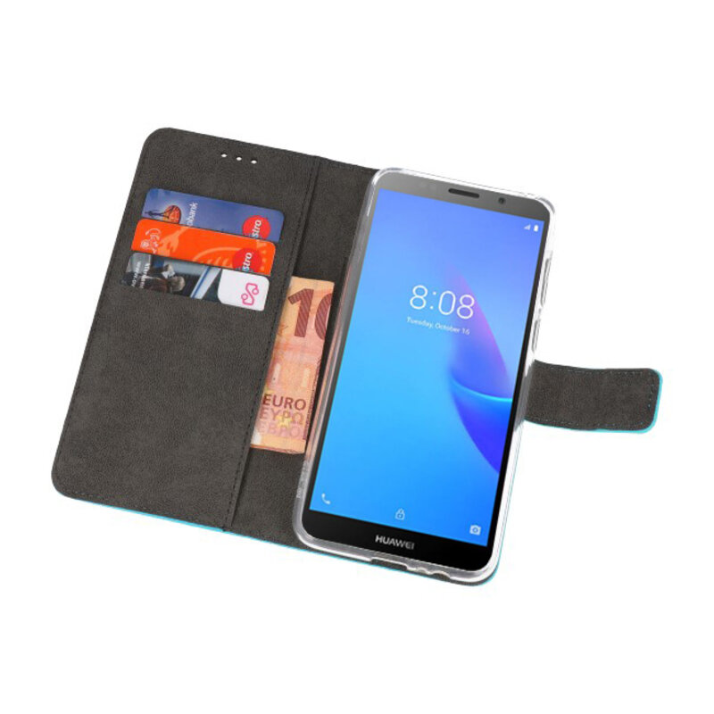Etuis portefeuille Etui pour Huawei Y5 Lite 2018 Bleu