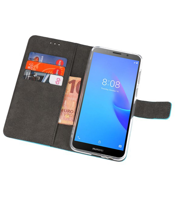 Etuis portefeuille Etui pour Huawei Y5 Lite 2018 Bleu