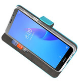 Funda Cartera para Huawei Y5 Lite 2018 Azul