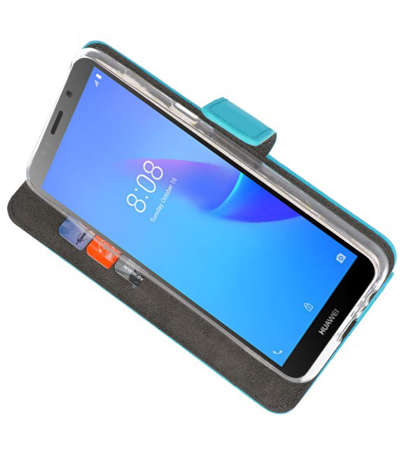 Wallet Cases Case für Huawei Y5 Lite 2018 Blau