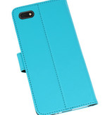 Wallet Cases Hoesje voor Huawei Y5 Lite 2018 Blauw