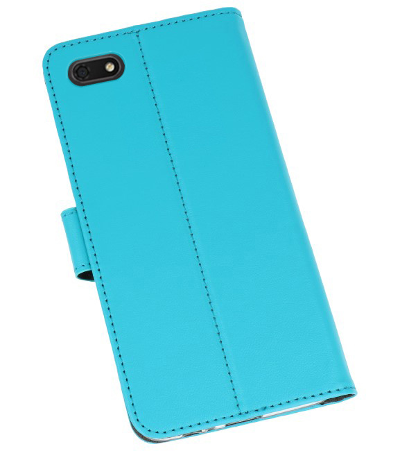 Funda Cartera para Huawei Y5 Lite 2018 Azul