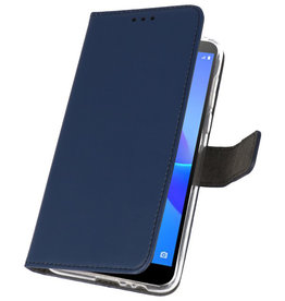 Casos de la cartera Funda para Huawei Y5 Lite 2018 Navy