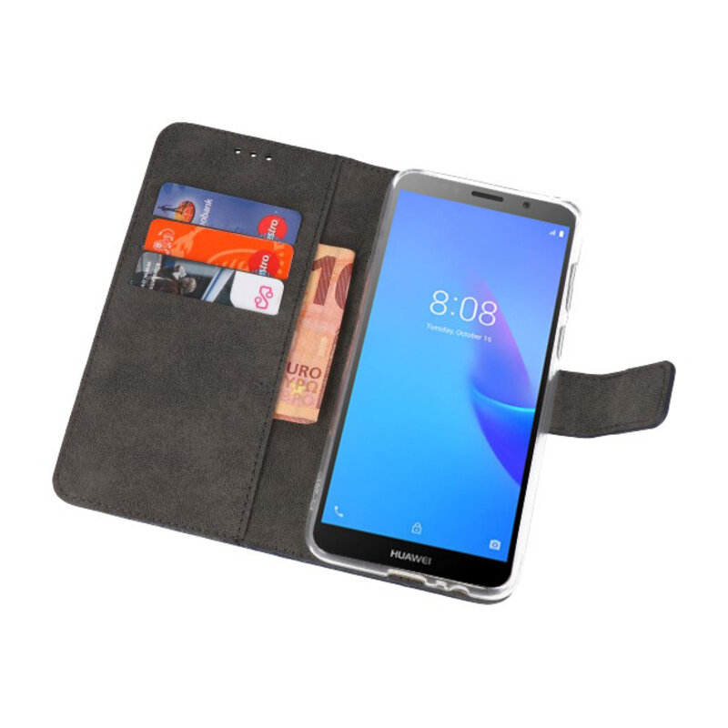 Custodia a Portafoglio per Huawei Y5 Lite 2018 Navy