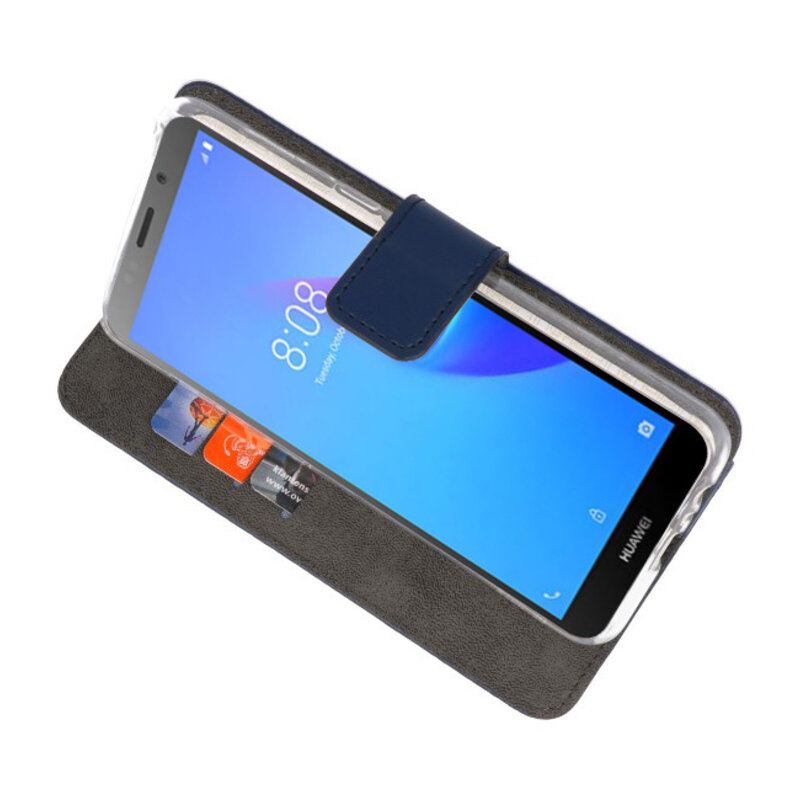 Wallet Cases Case for Huawei Y5 Lite 2018 Navy