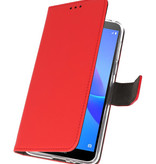 Custodia a Portafoglio per Huawei Y5 Lite 2018 Rosso
