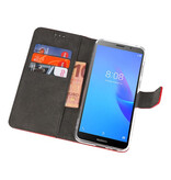 Wallet Cases Case for Huawei Y5 Lite 2018 Red