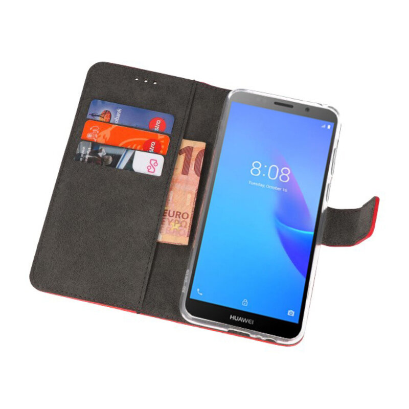 Wallet Cases Case for Huawei Y5 Lite 2018 Red
