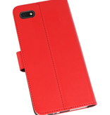 Wallet Cases Hoesje voor Huawei Y5 Lite 2018 Rood