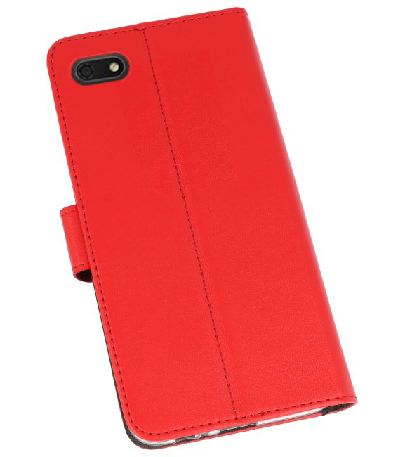 Wallet Cases Hülle für Huawei Y5 Lite 2018 Rot