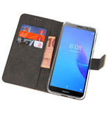 Wallet Cases Hoesje voor Huawei Y5 Lite 2018 Goud