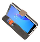 Etuis portefeuille Etui pour Huawei Y5 Lite 2018 Gold
