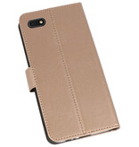 Custodia a Portafoglio per Huawei Y5 Lite 2018 Gold