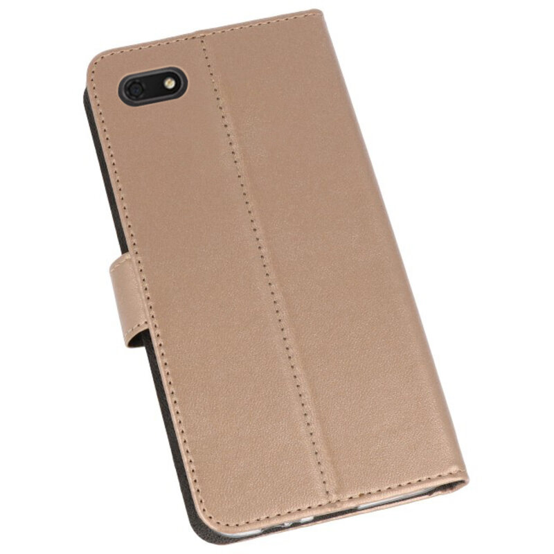 Custodia a Portafoglio per Huawei Y5 Lite 2018 Gold