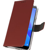 Wallet Cases Hoesje voor Huawei Y5 Lite 2018 Bruin