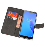 Casos Funda Cartera para Huawei Y5 Lite 2018 Marrón