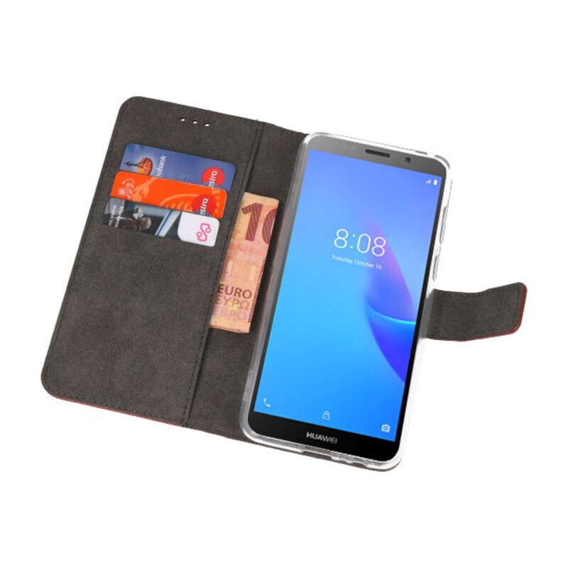Custodia a Portafoglio per Huawei Y5 Lite 2018 Marrone