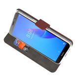 Custodia a Portafoglio per Huawei Y5 Lite 2018 Marrone