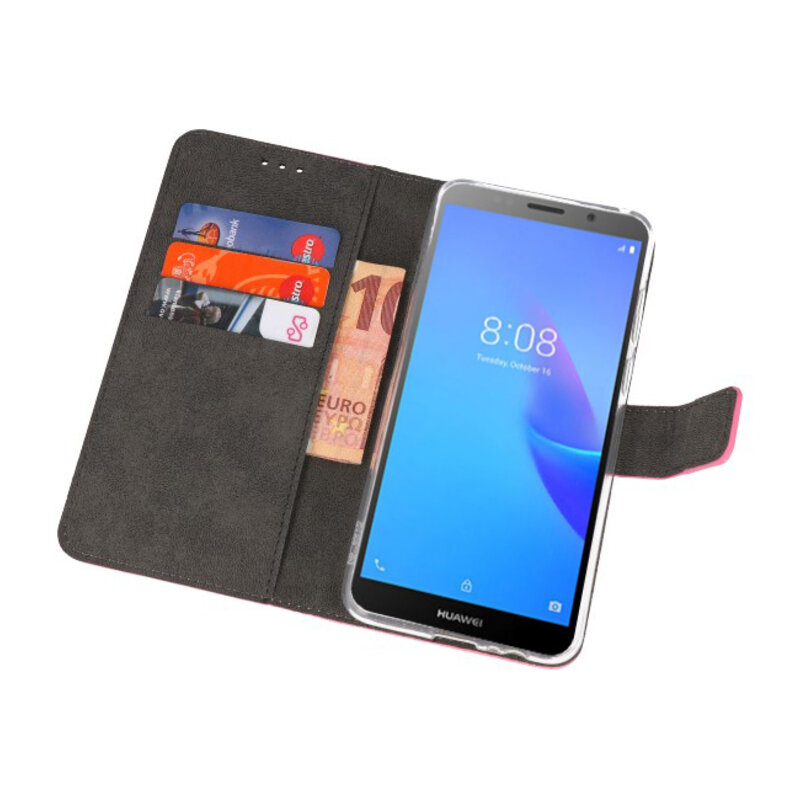 Etuis portefeuille Etui pour Huawei Y5 Lite 2018 Rose