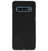 Color TPU Hoesje voor Samsung Galaxy S10 Zwart
