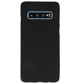Funda TPU en color para Samsung Galaxy S10 negro