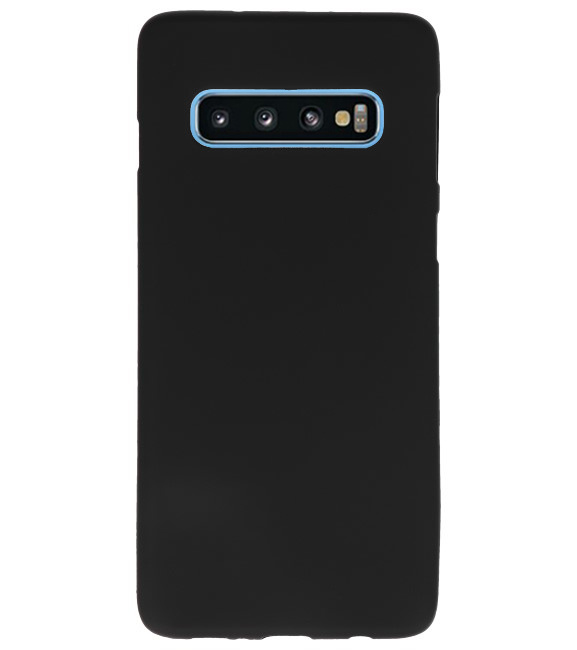 Funda TPU en color para Samsung Galaxy S10 negro