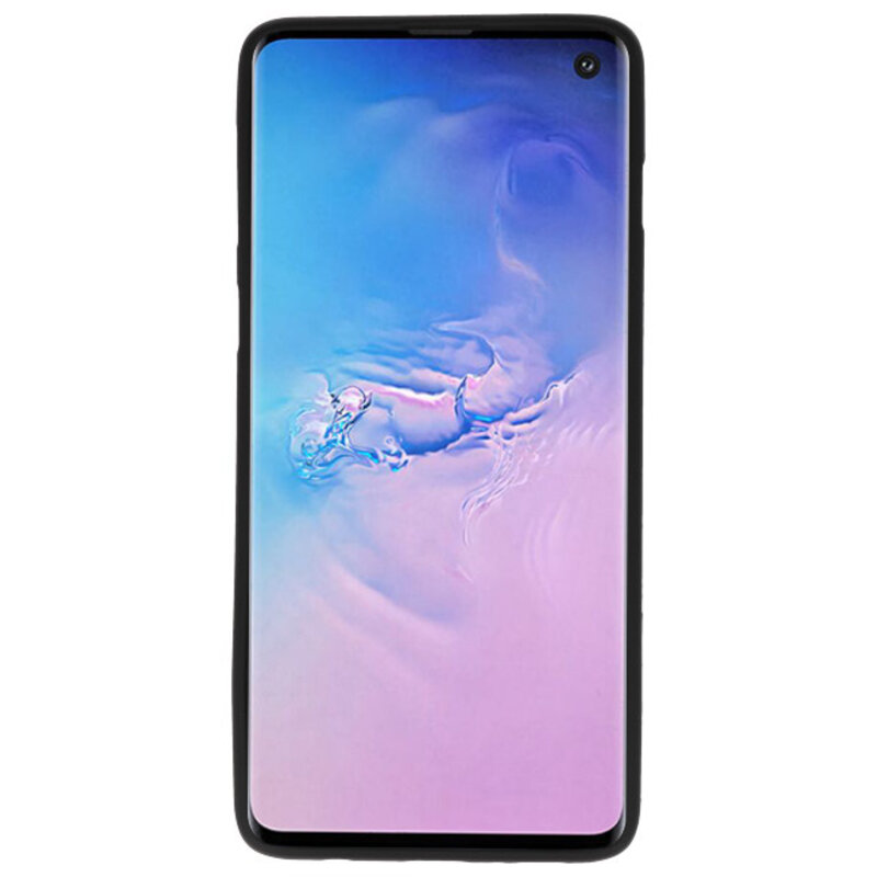 Color TPU Hoesje voor Samsung Galaxy S10 Zwart