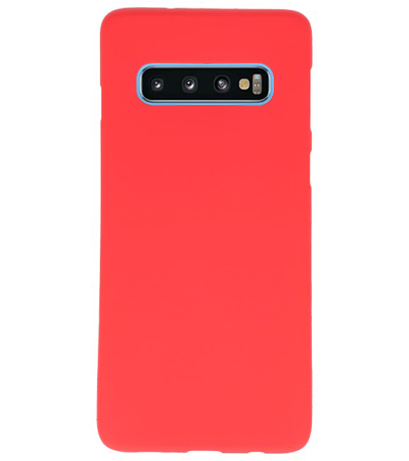 Color TPU case for Samsung Galaxy S10 red