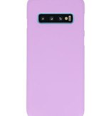 Farb-TPU-Hülle für Samsung Galaxy S10 lila