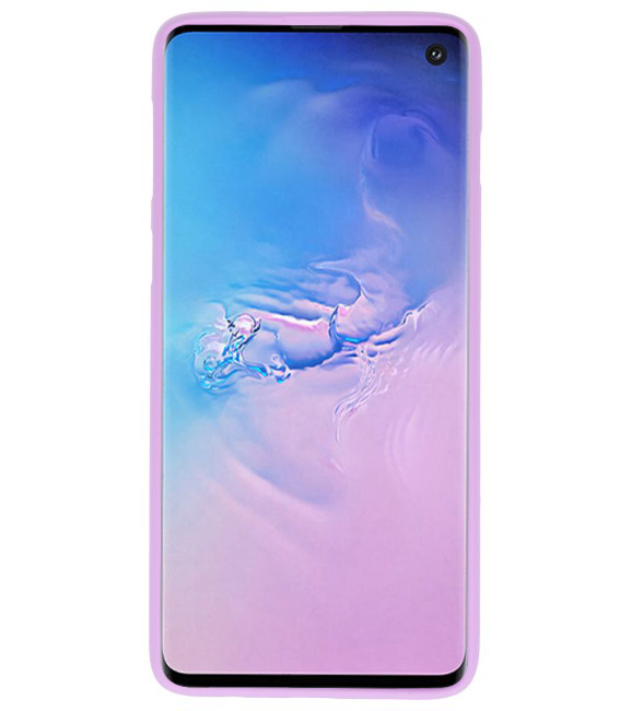 Color TPU Hoesje voor Samsung Galaxy S10 Paars