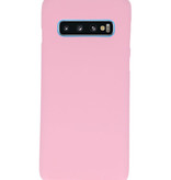 Color TPU case for Samsung Galaxy S10 pink