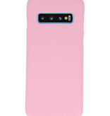 Custodia in TPU colorata per Samsung Galaxy S10 rosa