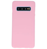 Custodia in TPU colorata per Samsung Galaxy S10 rosa