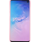 Farve TPU taske til Samsung Galaxy S10 pink