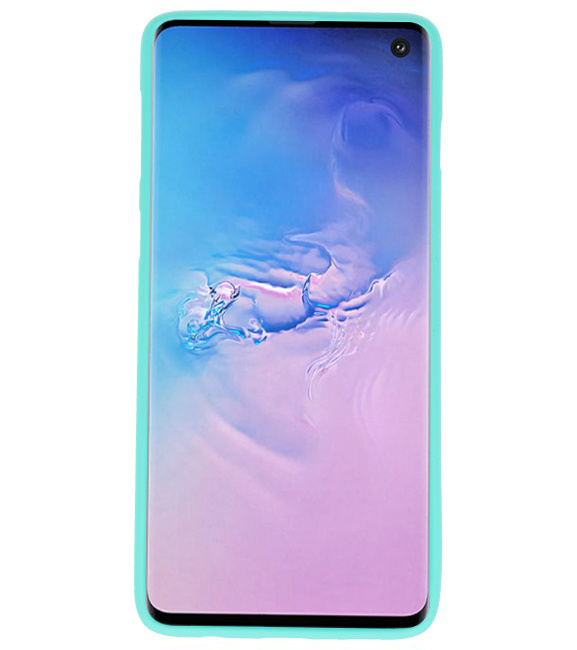 Funda TPU en color para Samsung Galaxy S10 Turquesa