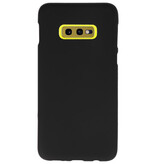Farve TPU taske til Samsung Galaxy S10e sort