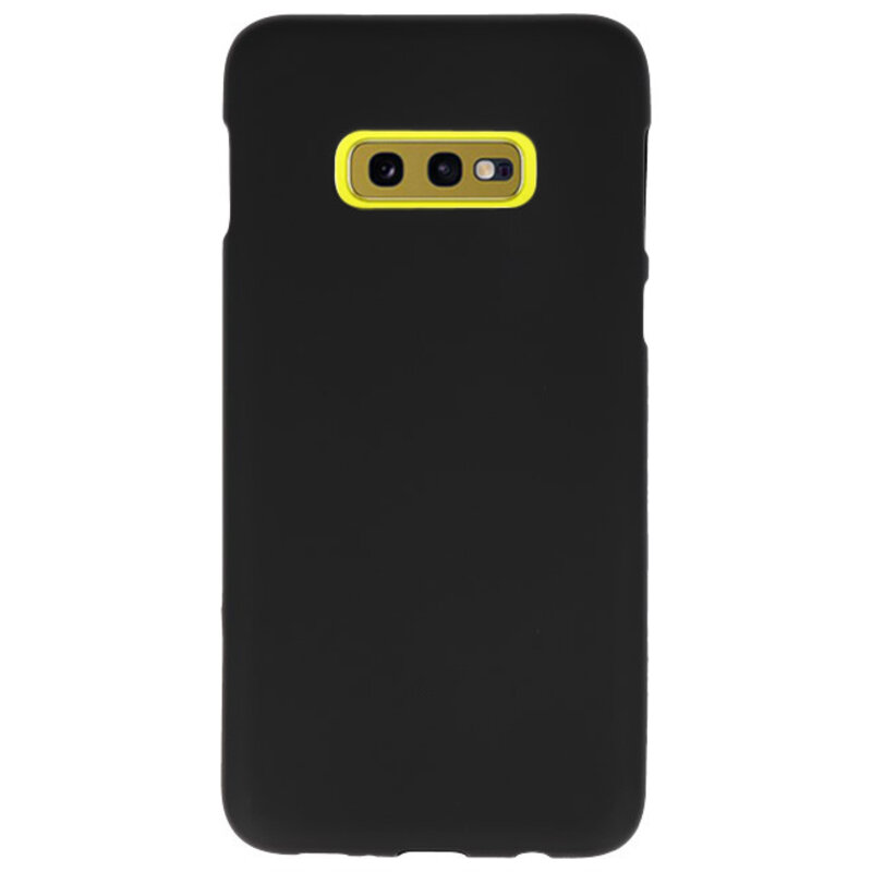 Custodia in TPU a colori per Samsung Galaxy S10e nero
